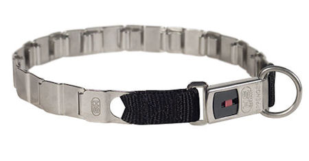 24 inch STAINLESS STEEL Sprenger dog collar NECK TECH COLLAR for all dogs