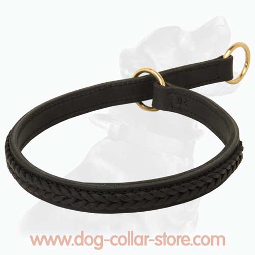 Hush Leather Collar For Obedient Training Hush Leather Collar For Obedient Training
