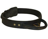 Double Layer Leather Agitation Collar 1 1/4 - for Dog