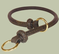 Rolled Leather/Choke Dog Collar 1/4 inch for all dogs Rolled Leather/Choke Dog Collar 1/4 inch for all dogs