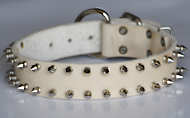 Handcrafted Leather Spiked Dog Collar For Large and Medium Breed