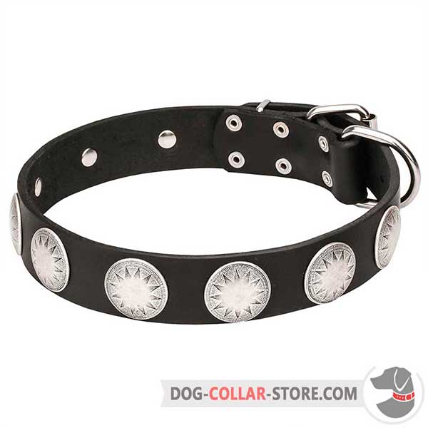 Dog Collar of durable genuine leather