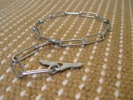 FUR SAVER DOG COLLAR WITH TOGGLE-Choke Chain Collar
