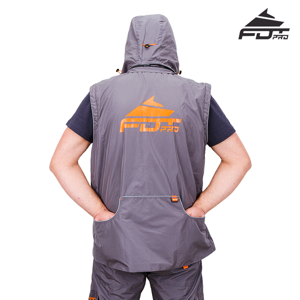 Strong Dog Training Suit of Grey Color from FDT Wear