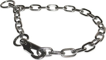 All Breed Chrome Saver Collar/Choke Chain Collar with SNAP HOOK
