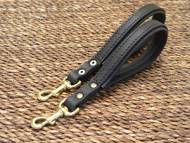 Short leather dog leash- dog training leash