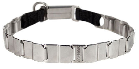 24 inch STAINLESS STEEL Sprenger dog collar NECK TECH COLLAR for all dogs