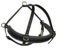 Tracking/Pulling Leather Dog Harness for All breeds
