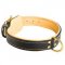 Royal Nappa Padded Hand Made Leather Dog Collar