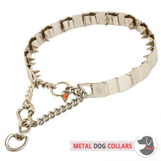 Stainless Steel Neck Tech Pitbull Collar