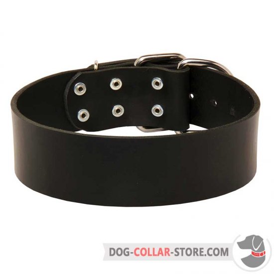 Classic Leather Cool Spiked Studded Adjustable Pet Collars For Large Dogs