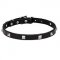 'A La Mode' Leather Dog Collar with Pyramidal Studs