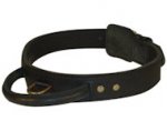 2 ply Agitation Leather Cane Corso Collar with Handle