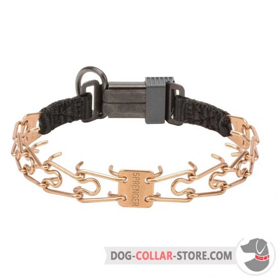 'Easy Taming' Dog Pinch Prong Collar of Curogan
