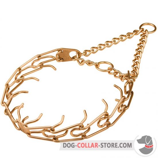 Curogan Dog Pinch Prong Collar with 3.25 mm Prongs