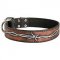 Leather Dog Collar With Exclusive Hand Made Painting