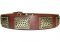 Luxury Leather Dog Collar with Large Plates