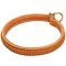 Braided Leather Dog Choke Collar for Obedience Training