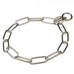 Decorative Chrome Plated Dog Fur Saver Collar