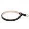 Strong Leather Dog Choke Collar with Nappa Padding