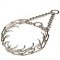 Chrome Plated Dog Pinch Prong Collar for Behavioral Correction