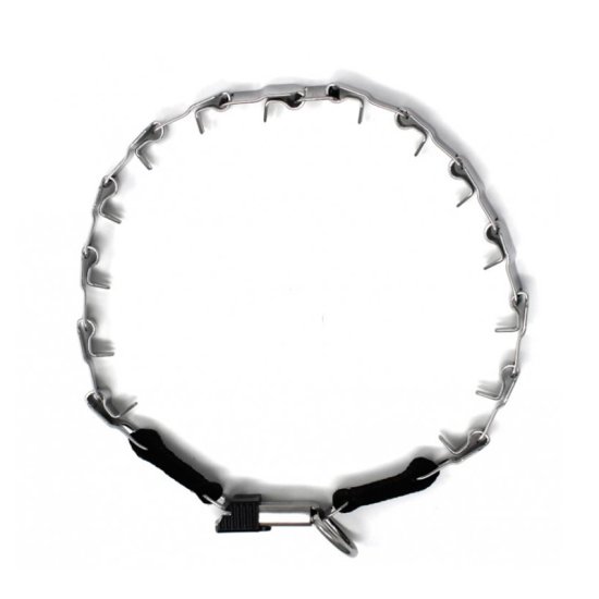 Herm Sprenger Stainless Steel Neck Tech Collar with Buckle - 24 inches (60 cm) long