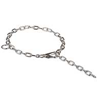 Herm Sprenger Chrome Plated Dog Fur Saver with Strong Snap Hook