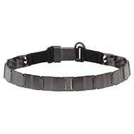 'Strength'n'Power' Dog Neck Tech Sport Collar of Stainless Steel Matt 'Strength'n'Power' Dog Neck Tech Sport Collar of Stainless Steel Matt
