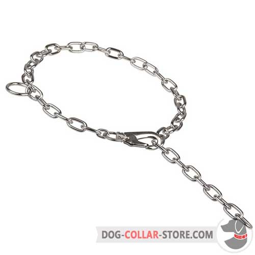 Chrome Plated Dog Fur Saver for Training Sessions