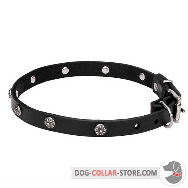 Dog Collar of 100% genuine leather 