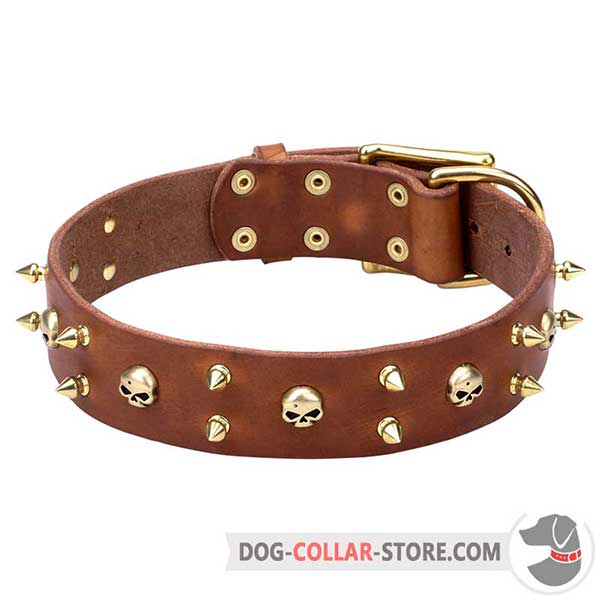 Leather Dog Collar, rustproof decorative items