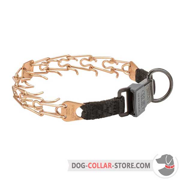 Dog training prong collar, ultra-strong curogan alloy