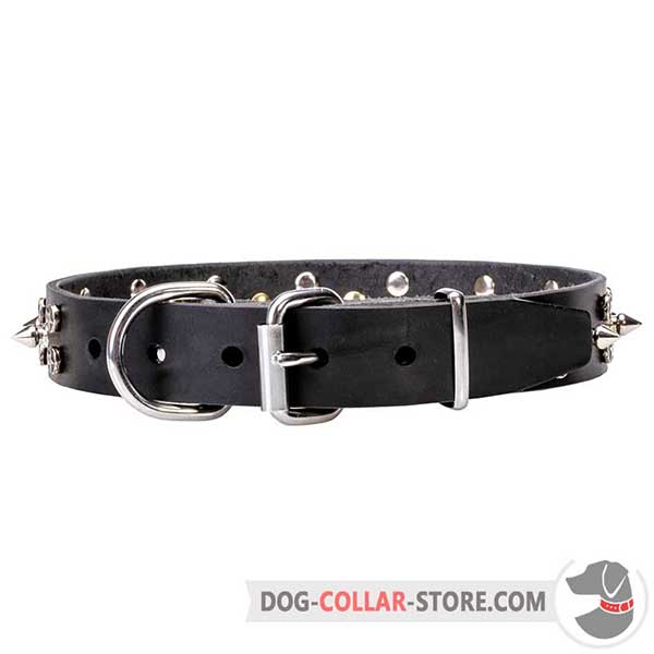 Dog Collar: riveted fittings
