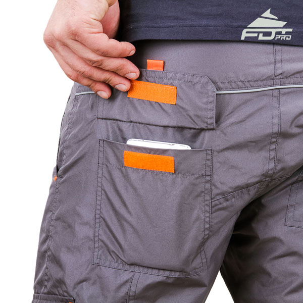 Comfy Design FDT Pro Pants with Useful Back Pockets for Dog Training