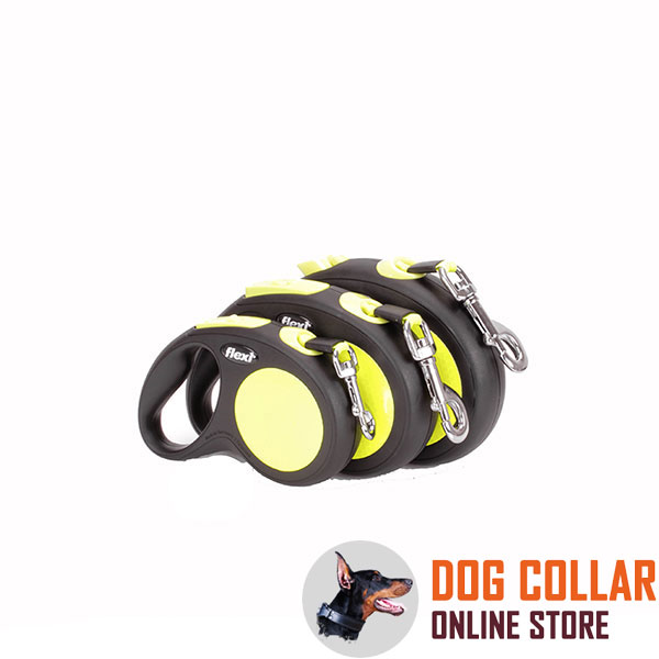 Retractable Lead with Easy-to-use Strong Chrome Plated Snap Hook