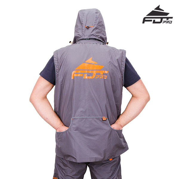 FDT Pro Dog Training Jacket with Back Pockets for your Convenience