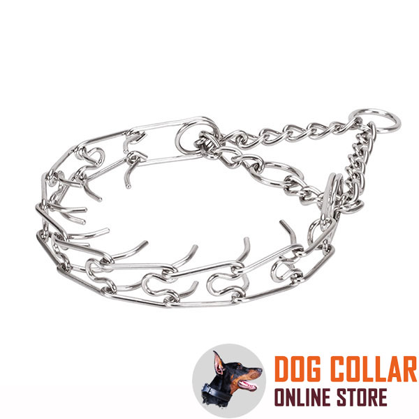 Corrosion resistant stainless steel O-ring on pinch collar