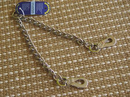 Chrome Plated Dog Coupler for Walking Two Dogs